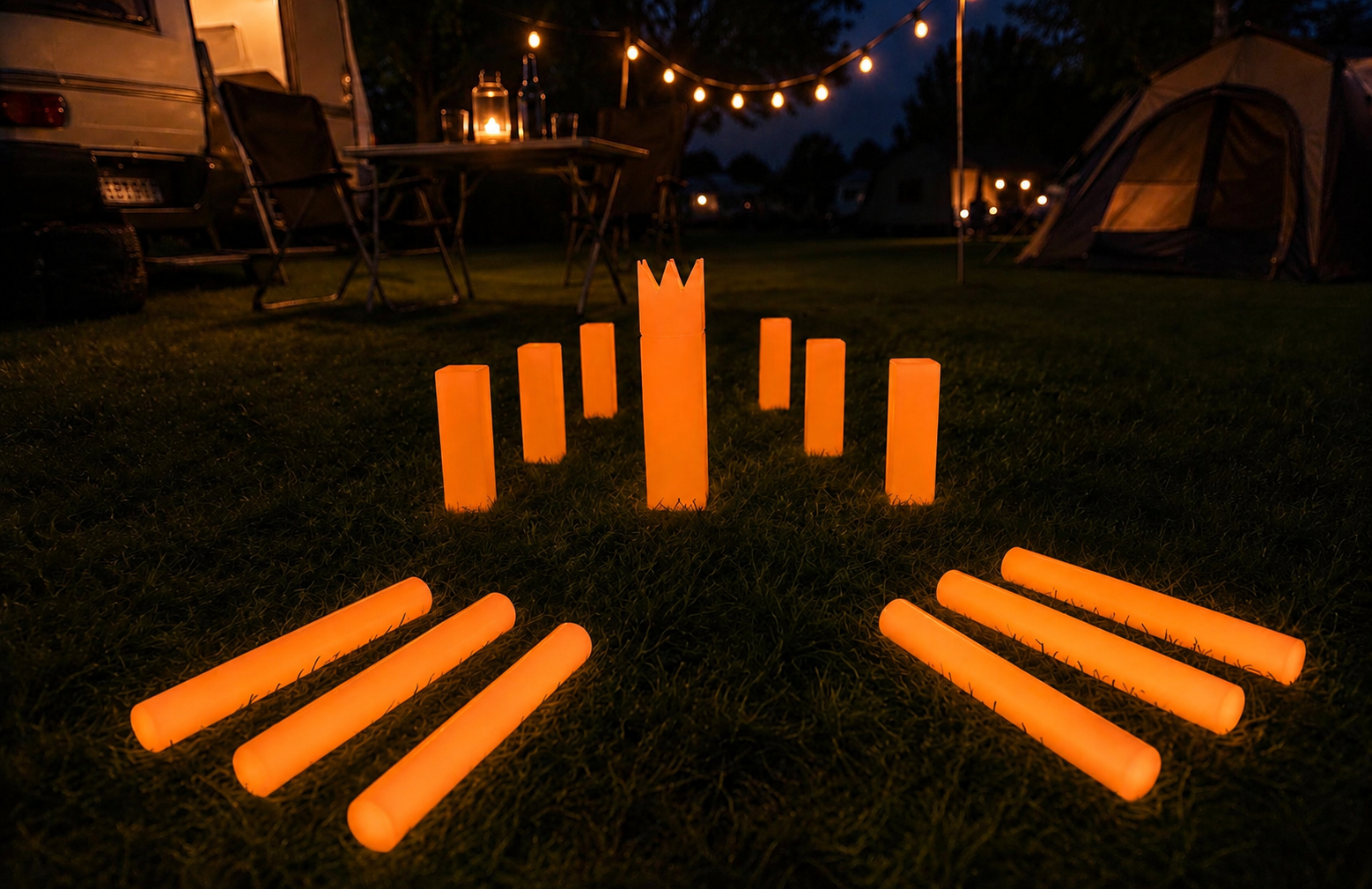 Glow Kubb oranje
