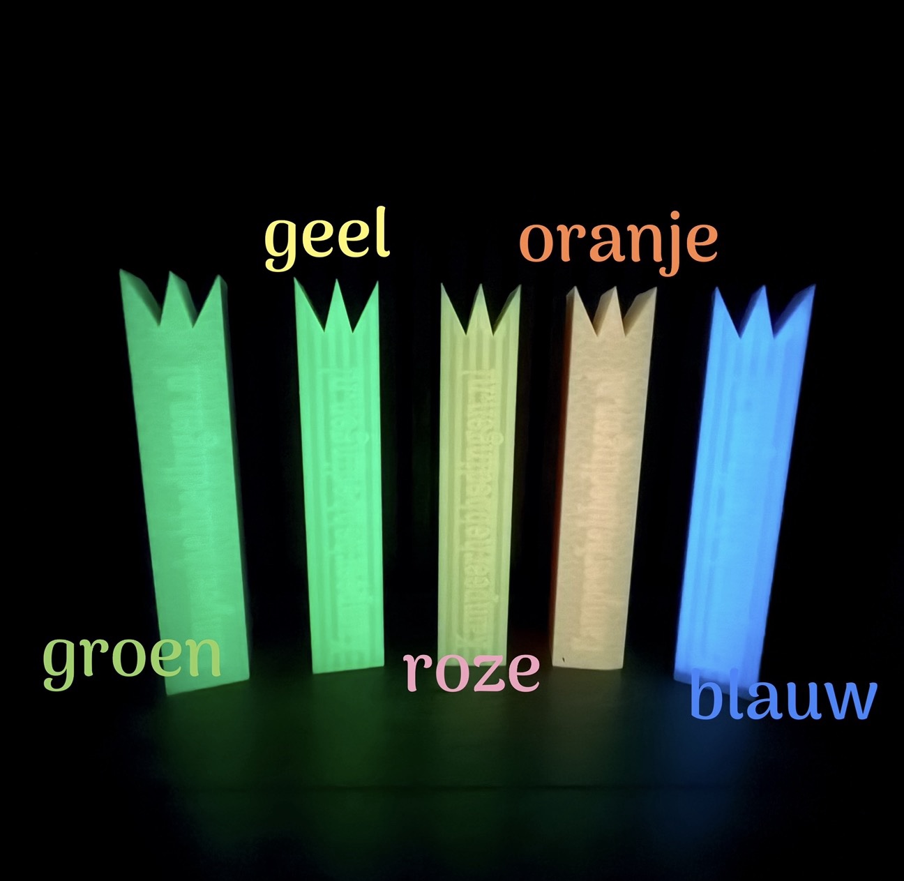 Glow Kubb oranje - Afbeelding 2